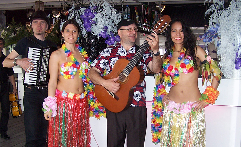 Akoestisch Hawaii band